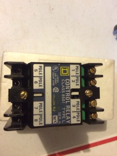 Square D Control Relay Class 8501 Type L