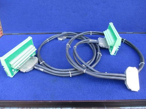 Lot/2 national instruments cable sh96-96 2m. rail mount connector block tbx-96 for sale