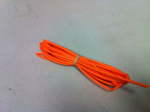 3/32&#034; id /2mm thermosleeve orange polyolefin 2:1 heat shrink tubing- 10&#039; section for sale