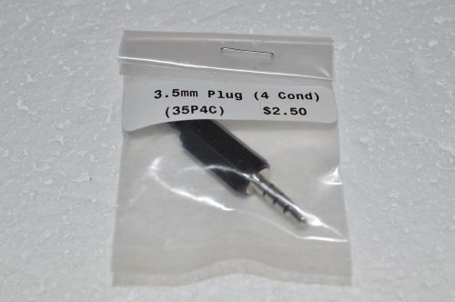 3.5mm  Plug  - 4 Conductor (#35P4C)