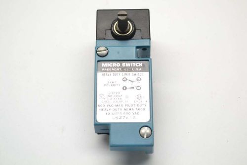 MICRO SWITCH LSZ7A1A HEAVY DUTY LIMIT ROLLER 600V-AC 10A AMP SWITCH B389637