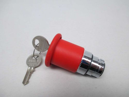 NEW TELEMECANIQUE ZB2-BS944 MUSHROOM PUSHBUTTON WITH KEY 40MM D354061