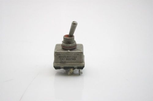 Cutler hammer toggle switch 2 positions on-off ms25307-222 aircraft aviation for sale