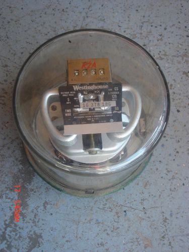 Vintage Advertising Westinghouse Electric Meter :::  Make a Lamp ???