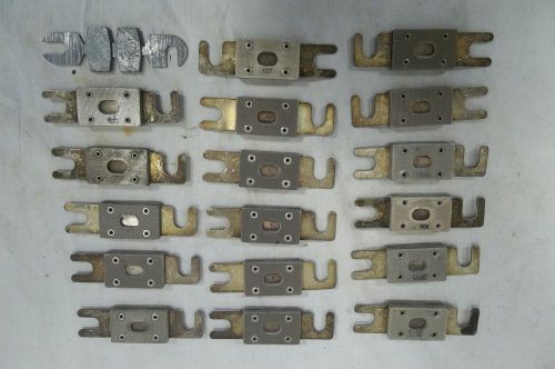 BUSS FUSE LOT OF 17, 125-200 AMP ASSORTMENT VINTAGE? ELECTRICAL FUSES