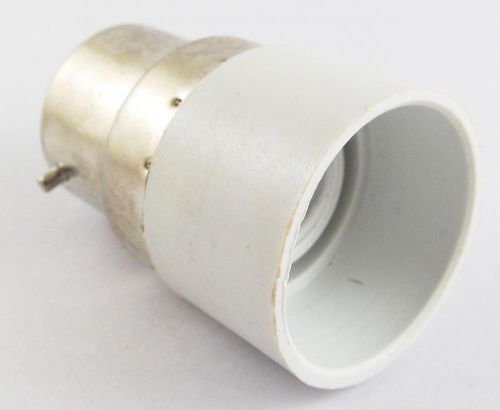 B22 to e14 socket base led halogen cfl light bulb lamp adapter converter holder for sale