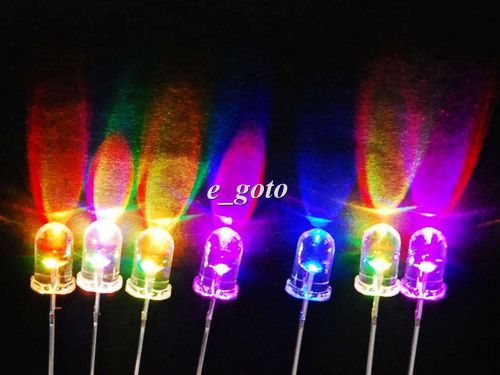 1pc LED 5MM Three colors for seven colors flash IC