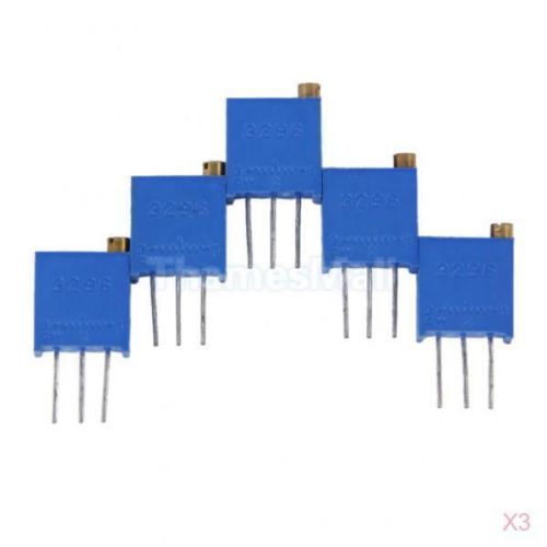 15pcs 10K ohms 3296W-103 Trimmer Trim Pot Resistor Potentiometers for DIY Kits