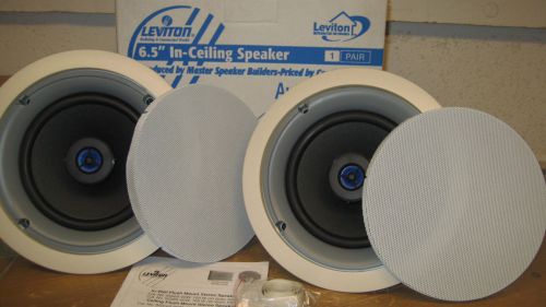 Leviton 6.5 - inch Two- Way Ceiling Loudspeaker SGC65-W (White) PAIR