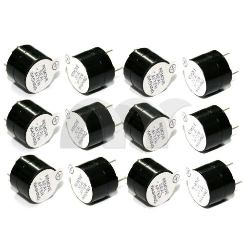 12x magnetic separated tone alarm ringer active buzzer continuous beep 12v 85db for sale