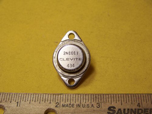 2N1011 Clevite Transistor NPN (Ge) Germanium Audio Power Amp TO3