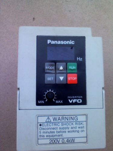Used Panasonic Inverterb VFO BFV00042GK 0.4KW / 220V tested