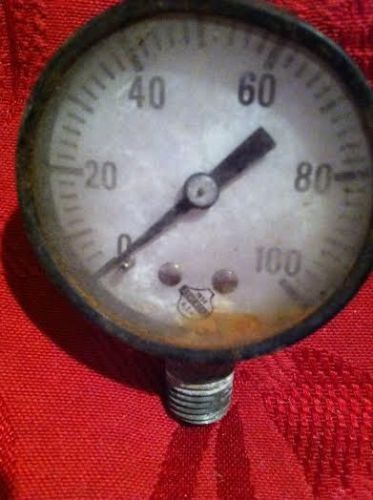 Vintage 1958 ashcroft pressure gauge steam-punk industrial architectural salvage for sale
