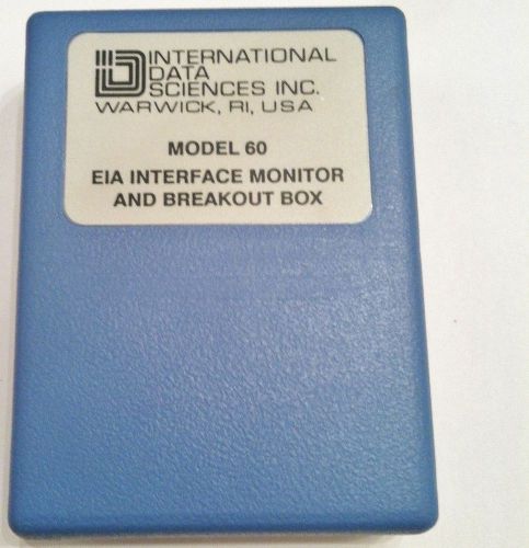 Data Tester International Data Sciences Model 60 EIA Interface Monitor (NOS)
