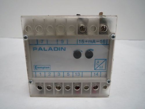 CROMPTON 253-TALU PALADIN AC CURRENT POWER TRANSDUCER 120V-AC 5A CONTROL B202985