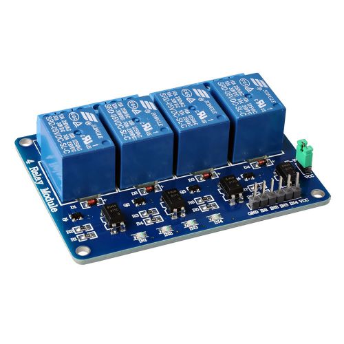 New 4 channel 4-channel 4 way 5v relay module for pic arm ttl avr dsp ttl logic for sale