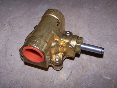 Parker #16f24c2164aaf 125psi brass nbr pilot diaphram solenoid valve w/o coils for sale