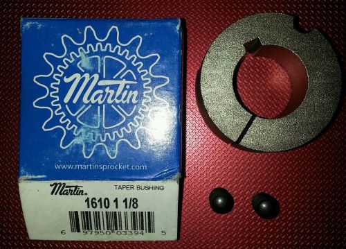 New in box martin 1610 1-1/8&#034; bore taper bushing for sale