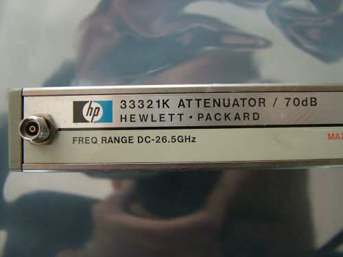 HP ATTENUATOR 33321K  DC - 26.5GHz  70db  FULLY TESTED