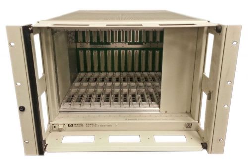 Hp/agilent e1401b 13-slot mainframe chassis w/power supply no plug-in modules for sale
