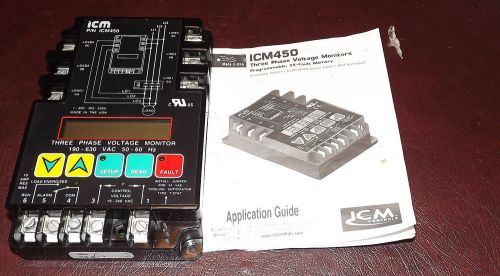 ICM 450 3-Phase Line Voltage Monitor  ICM450 Programmable