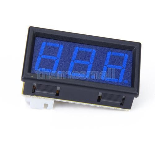 Dc 0-99.9v digital panel volt meter voltmeter blue led for sale