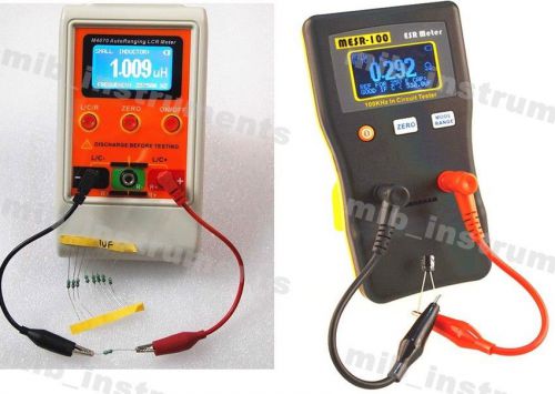 Capacitor capacitance esr meter tester combo dmm mesr-100 + m4070 lcr meter (uk) for sale