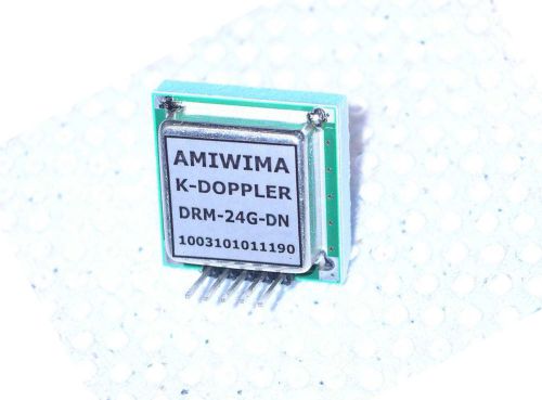 Microwave doppler transceiver 24 ghz k-band 2 flat antennas vco oscillator fmcw for sale