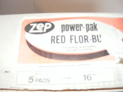 Zep-Power Pack Red-Flor Buf For Buffing &amp; Light Scrubbing