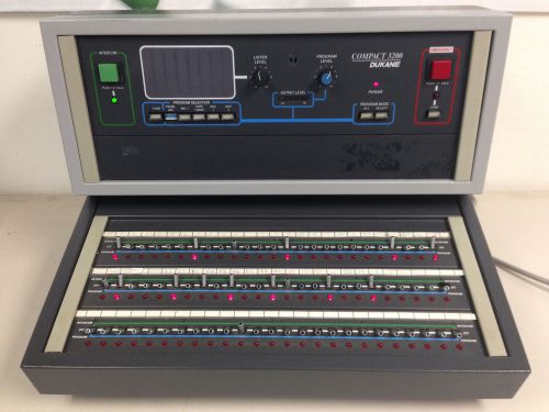 Dukane Compact 3200 Intercom PA System Control Panel Model 12A3212-75