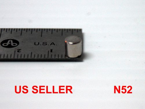 X2 n52 nickel plated 5x5mm strongest neodymium rare-earth cylinder magnets for sale