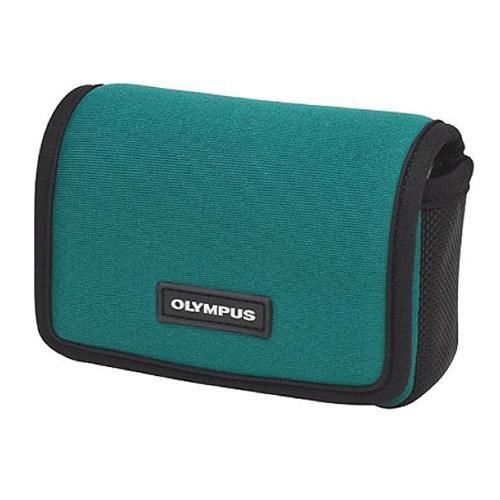 Olympus neoprene/nylon horizontal sport case, green #202305 for sale