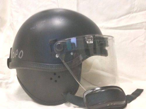 Vintage riot helmet mask model c-2 premier crown police size medium or large #2 for sale