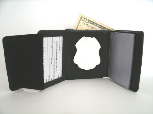 Ohio Police Badge ID Wallet B-7921 Leather Guaranteed Top Quality
