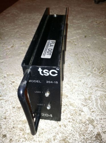 Three (3) TSC 204-15 Plug In Flashers Traffic Sensor Corp.