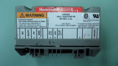 Honeywell pilot module furnace ignition control s8600h s8600h1006 for sale