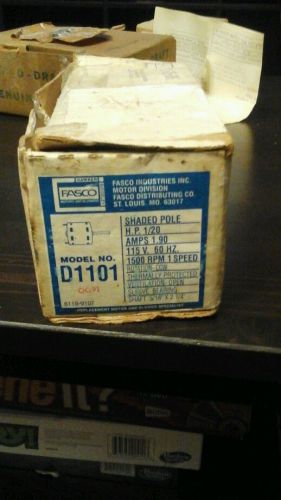 New fasco magnetek 1/20hp electric motor 115v 11550rpm u63b1 d1101 253-1194 574 for sale