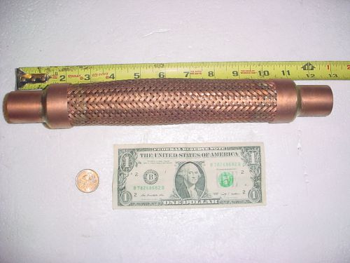 1.25 inch OD Vibration Absorbing flexible copper coupling  12.5 inches Long
