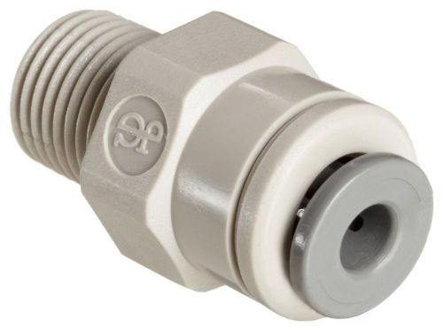 Celcon Push-to-Connect Tube Fitting, Acetal Copolymer, Straight Adapter, 5/32&#034;