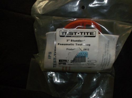 IPS Test Tite 3&#034; Standard  Pneumatic Test Plug 83613  FREE SHIPPING