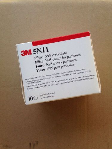 3M Particulate Filter 5N11, N95 Respiratory Protection (Pack of 10)