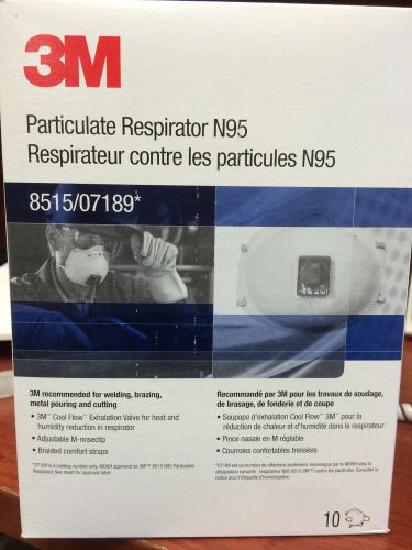 3M Respirator N95 Particulate 8515/07189 Box of 10 Each