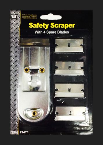New safety scraper with 4 razors remove paint and rust for sale