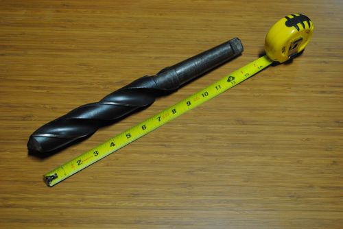 Roll forged style 809 morse taper drill bit 1 9/16 x 14 high speed lathe mill #6 for sale