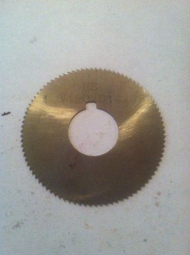Used Milling cutter Slitting Saw 1-3/4 X .014 X 5/8 HS