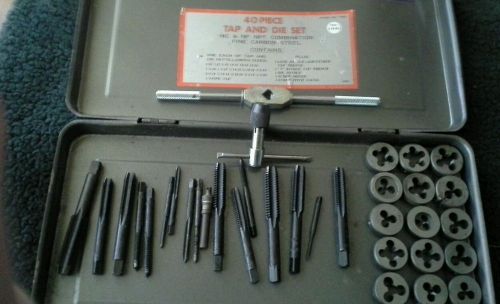 33 Piece Tap and Die Set Made of Carbon Steel!!