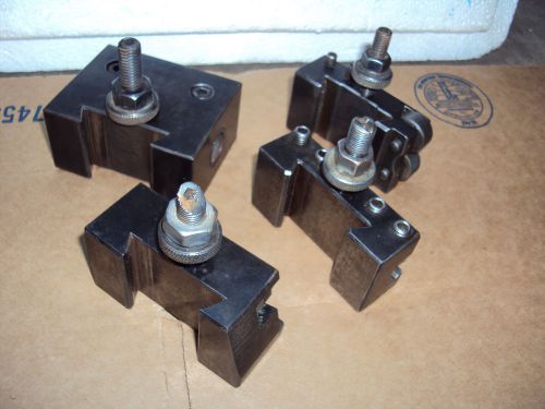( 4 ) BLADE TOOL HOLDERS FOR A MACHINIST LATHE