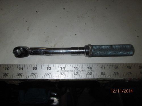 MACHINIST MILL LATHE Snap On Tools Torque Wrench QJR 117A 3/8&#034; Drive