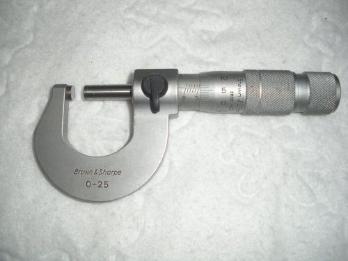 Brown &amp; Sharp 0-25 mm  mics used