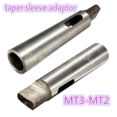 Mt3 to mt2 taper sleeve adaptor reducing drill round steel quenching process for sale